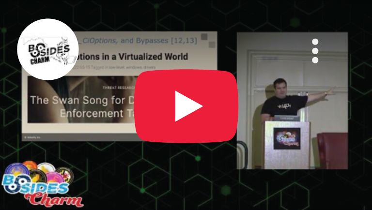 Detecting and Triaging Modern Windows Rootkits at BSidesCharm