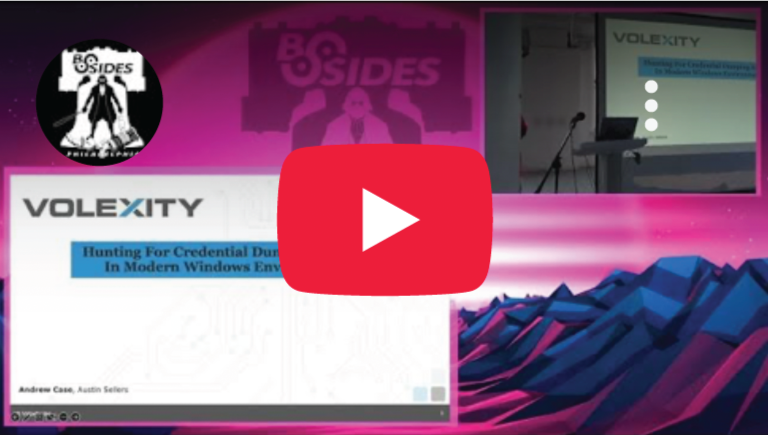 Hunting for Credential Dumping Attacks in Modern Windows Environments at BSidesPhilly