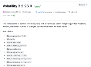 Vol3-feature-parity-release-github-snapshot - The Volatility Foundation ...