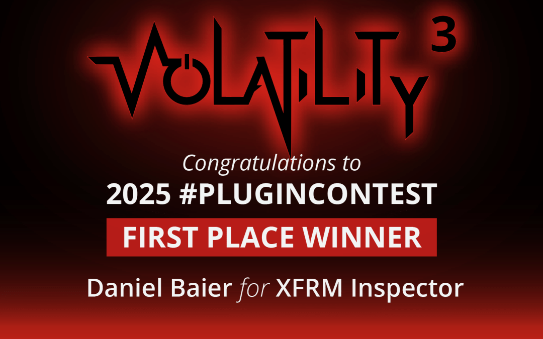 The 2025 Volatility Plugin Contest results are in!
